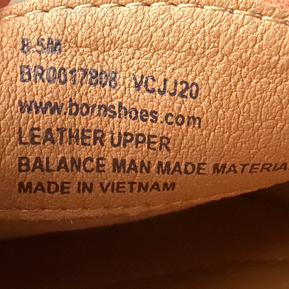 Born Vibrant Orange Suede Flats - Picture 4 of 8